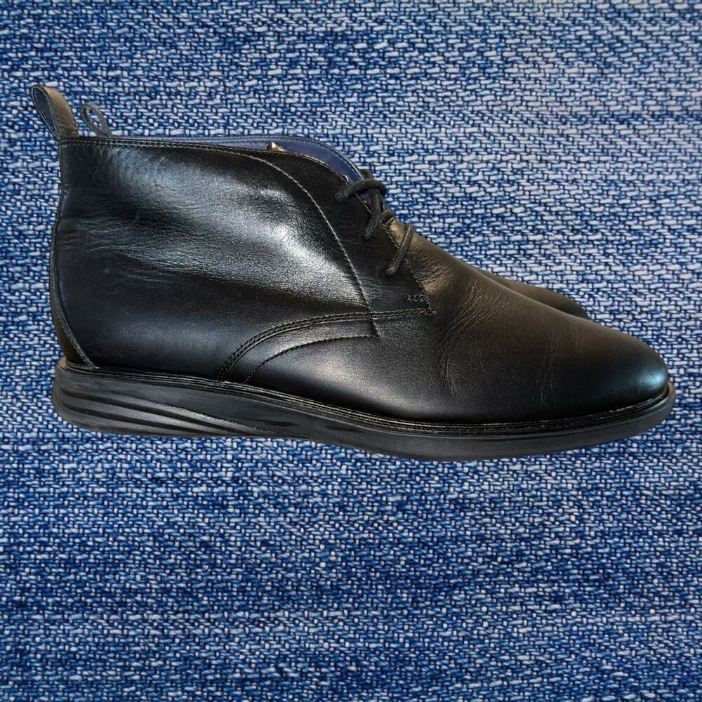 Cole Haan GrandEvolution Chukka Boot Men’s Size 13 Black Leather C26302 ￼